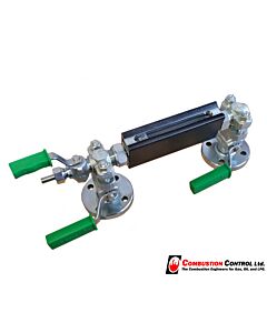 Anderson or Scott Level indicator reflex glass 310 set flange Pn40 NB20